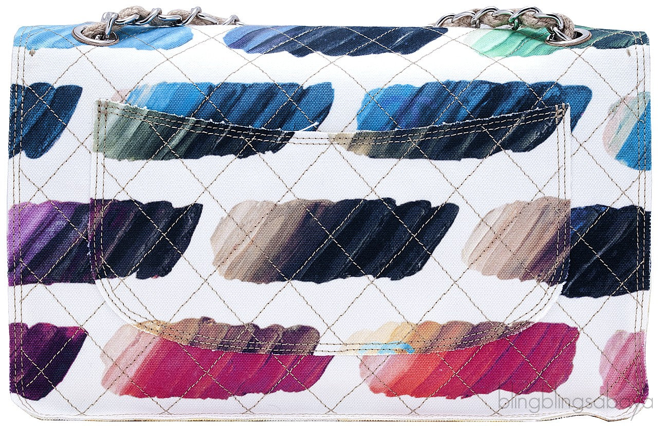 Jumbo Multicolor Colorama Flap Bag