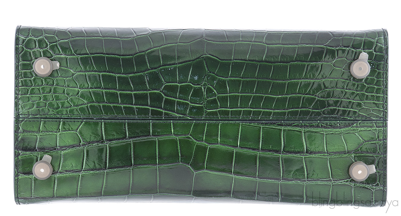 Diorever Bi-Color Crocodile Medium Bag*