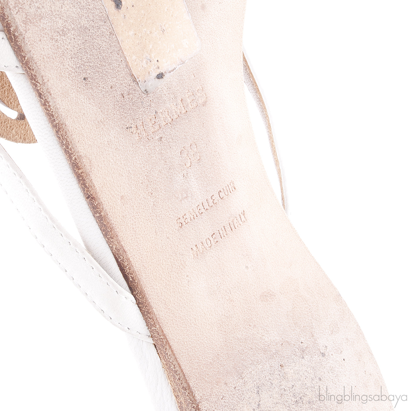 Chaine d\'Ancre White Slip-on Sandal
