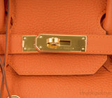 Birkin 35 Orange Togo GHW
