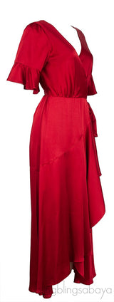 Red Grace Wrap Dress