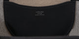 In-the-Loop 18 Ecru/Black Canvas & Black Swift Leather PHW