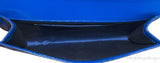 Blue Patent Leather Clutch