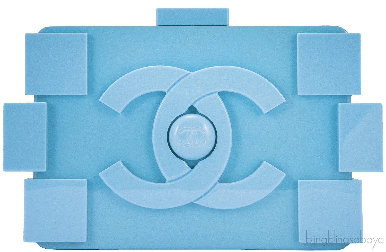 Powder Blue Lego Clutch Bag