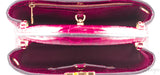 Capucines Crocodile Burgundy BB