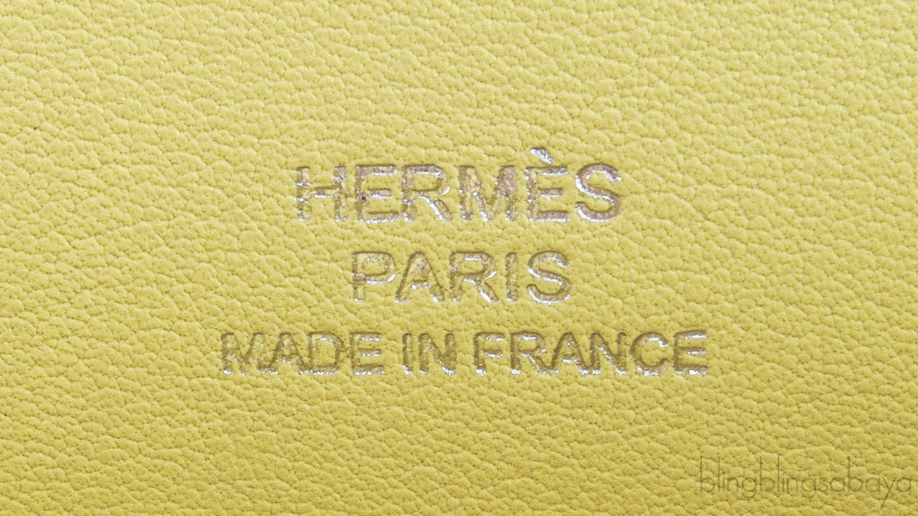 Kelly Pochette Swift Jaune Poussin