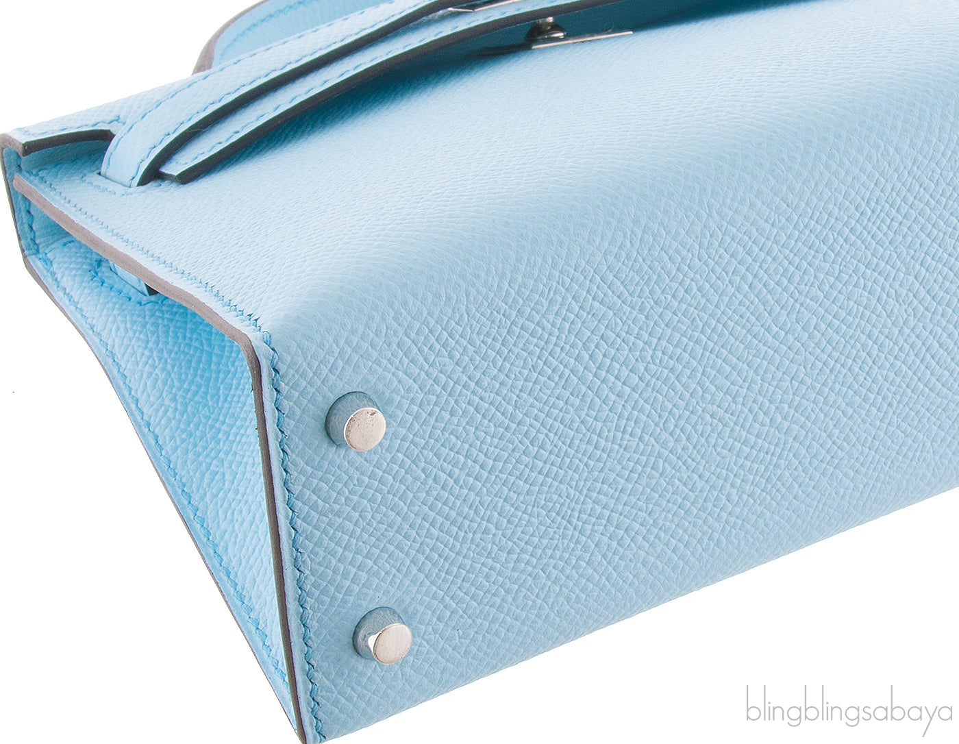 Kelly 20 Bleu Zephyr Epsom Sellier PHW