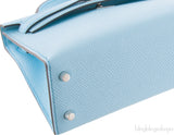 Kelly 20 Bleu Zephyr Epsom Sellier PHW