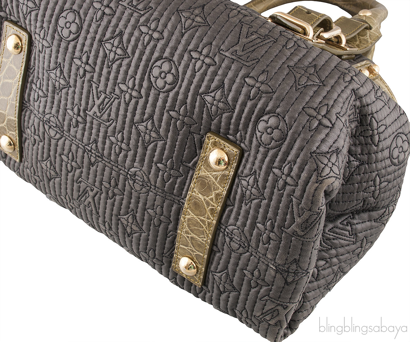 Louis Vuitton Monogram Motard Alligator Biker Bag