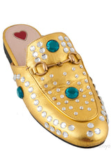 Princetown Jewelled Metallic Gold