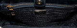Black Saffiano Lux Leather Tote