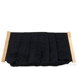 Dolce & Gabbana Miss Lady Black Satin Clutch