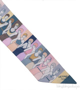 Hermes Les Baigneuses Silk Twilly