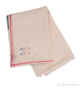 Beige Multicolor Trim CC Shawl