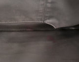 Metallic Gold Perforated Drill Flap Bag
