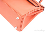 Kelly 25 Orange Epsom