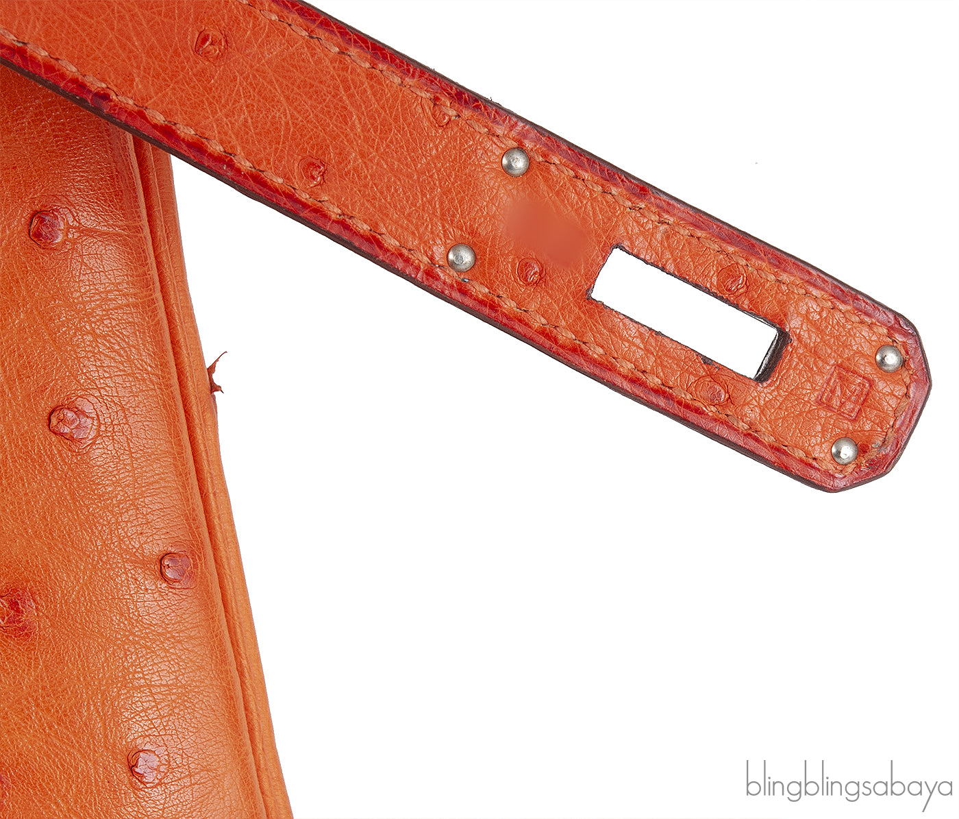 Hermes Birkin 30 Orange Ostrich PHW