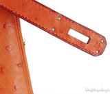 Hermes Birkin 30 Orange Ostrich PHW