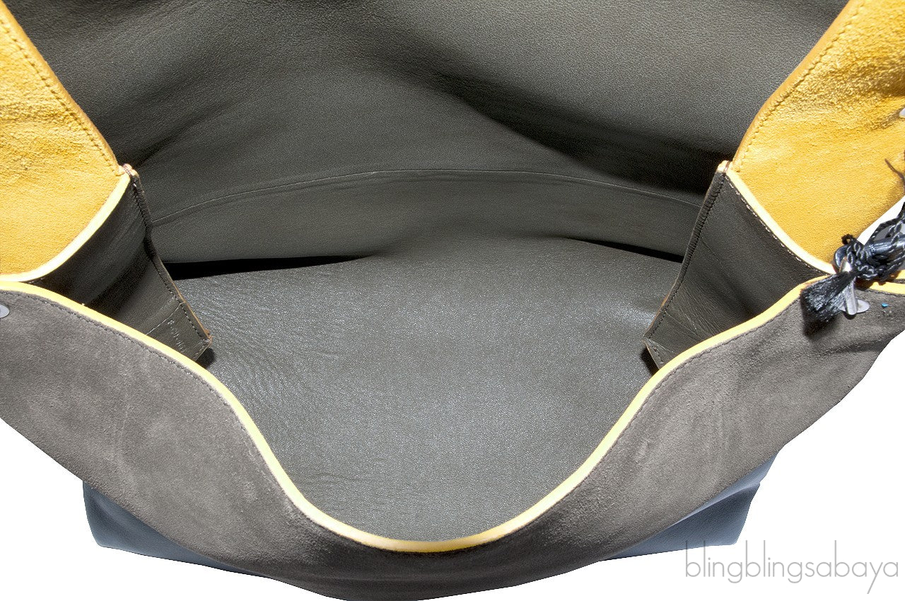 Tri-color All Soft Shoulder Bag