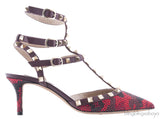 Crystal Emb. Rockstud Pumps