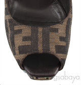 FF Monogram Slingback Sandals