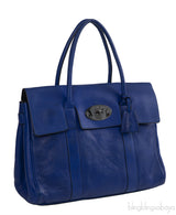 Mulberry Bayswater Blue Top Handle Bag