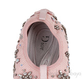 Pink Embellished Fusion Sneakers