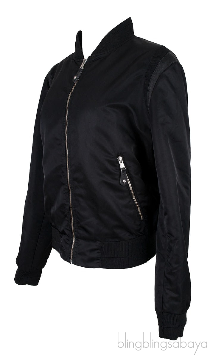 Black Bomber Jacket