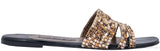 Gold Loren Flat Sandals