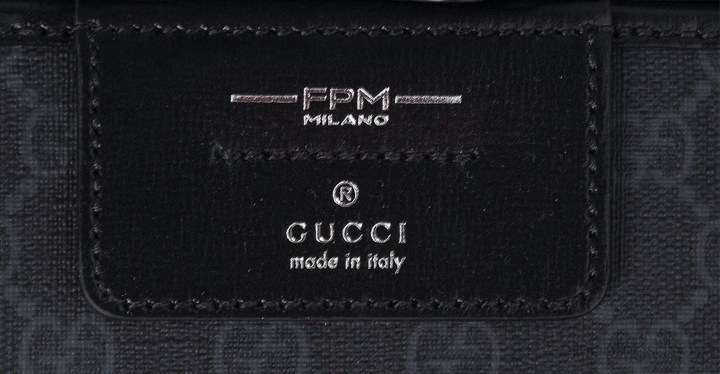 Gucci Black Supreme Porter Cabin Plus Trolley