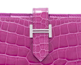Rose Tyrien Bearn Crocodile Wallet