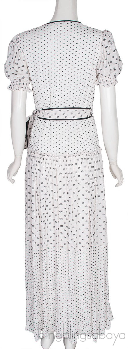 Polka Dot Wrap Dress