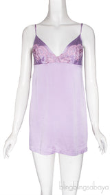 Lilac Satin Cami Dress