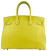 Birkin 35 Lime Swift
