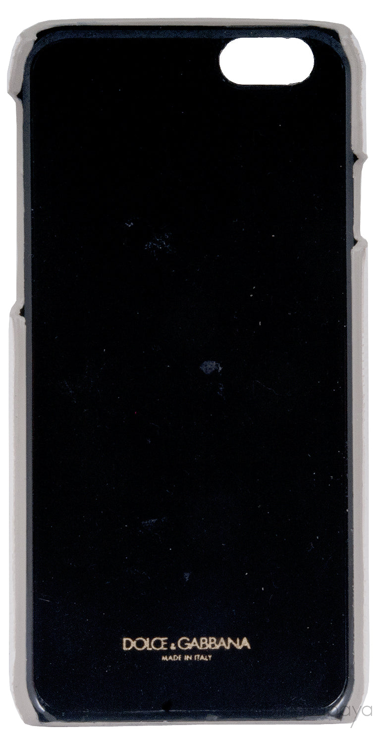 Crystal Embellished White Iphone Case