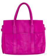 Fuchsia Pony Hair Bayswater Top Handle Bag