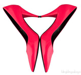 Neon Pink Pointed Toe Heels