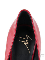 Red Patent Platform Heel