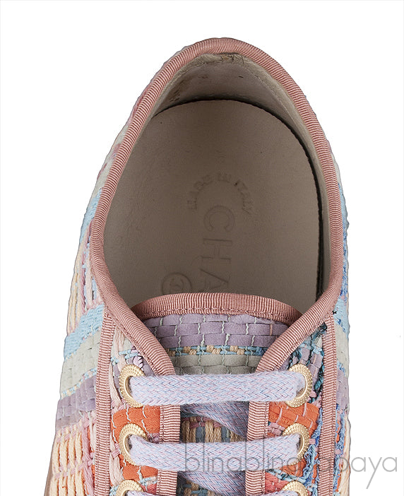 Tweed Low Cut Multicolor Sneakers