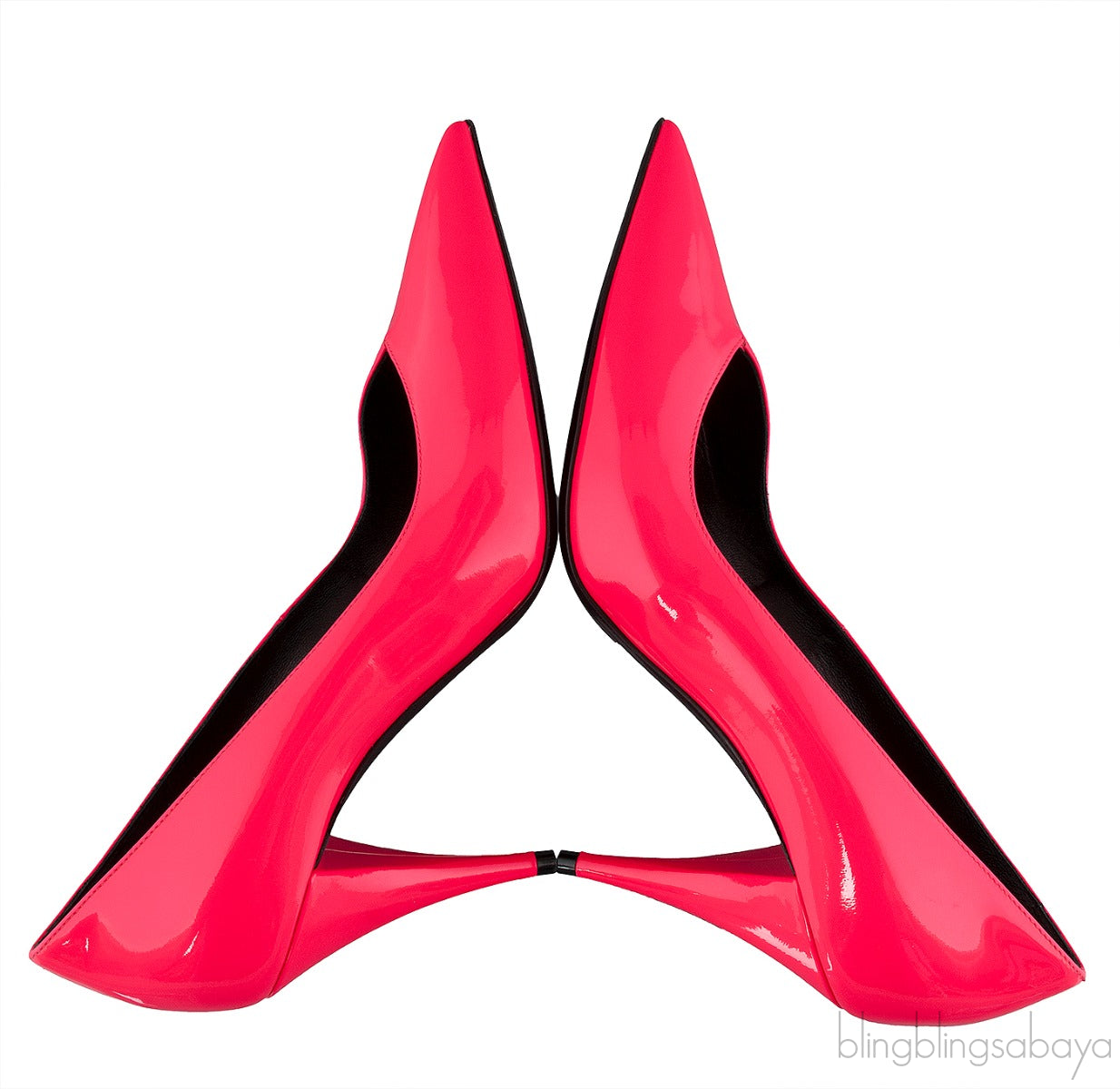 Neon Pink Pointed Toe Heels