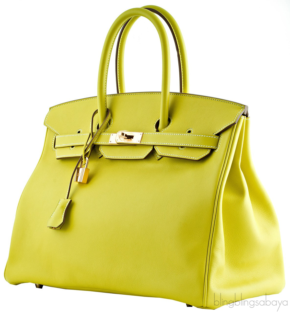 Birkin 35 Lime Swift