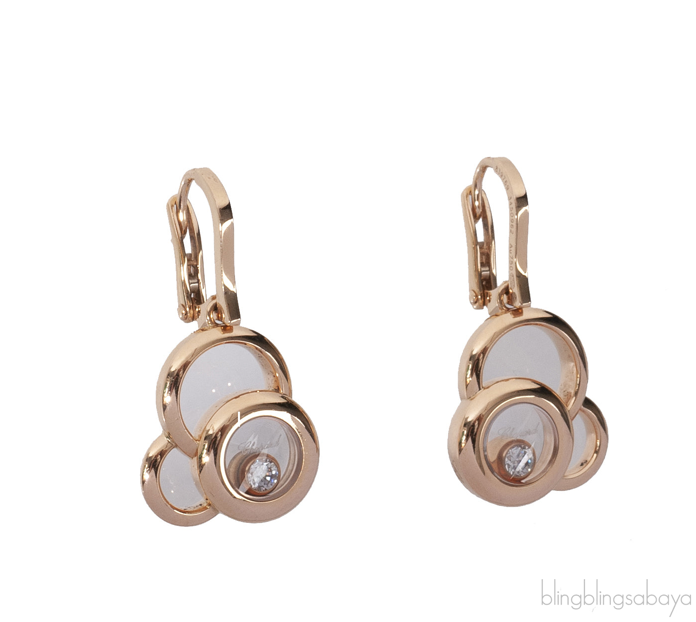 Happy Dream Gold Diamond Earrings