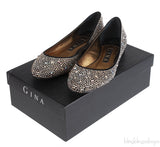 Gina Allegra Crystal Ballerina Flats