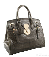 Ricky Alligator Moss Green Bag