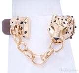 Panthere Yellow Gold Chain Bracelet