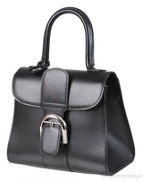 Delvaux Black Brilliant Mini Leather Tote