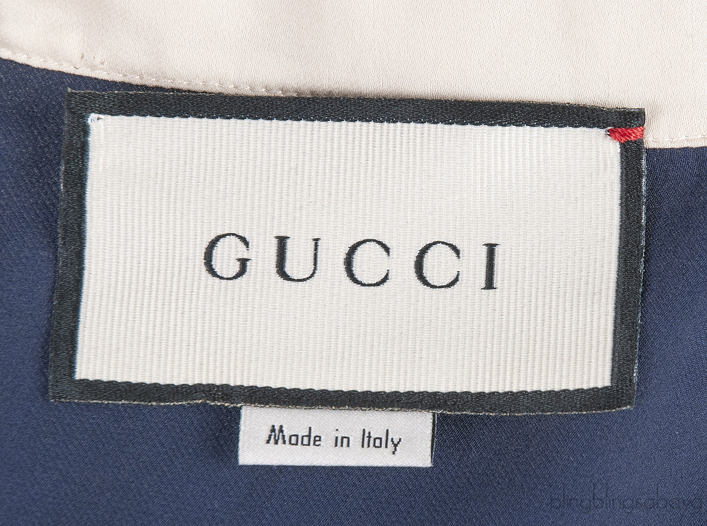 Blue Contrasting Collar Shirt