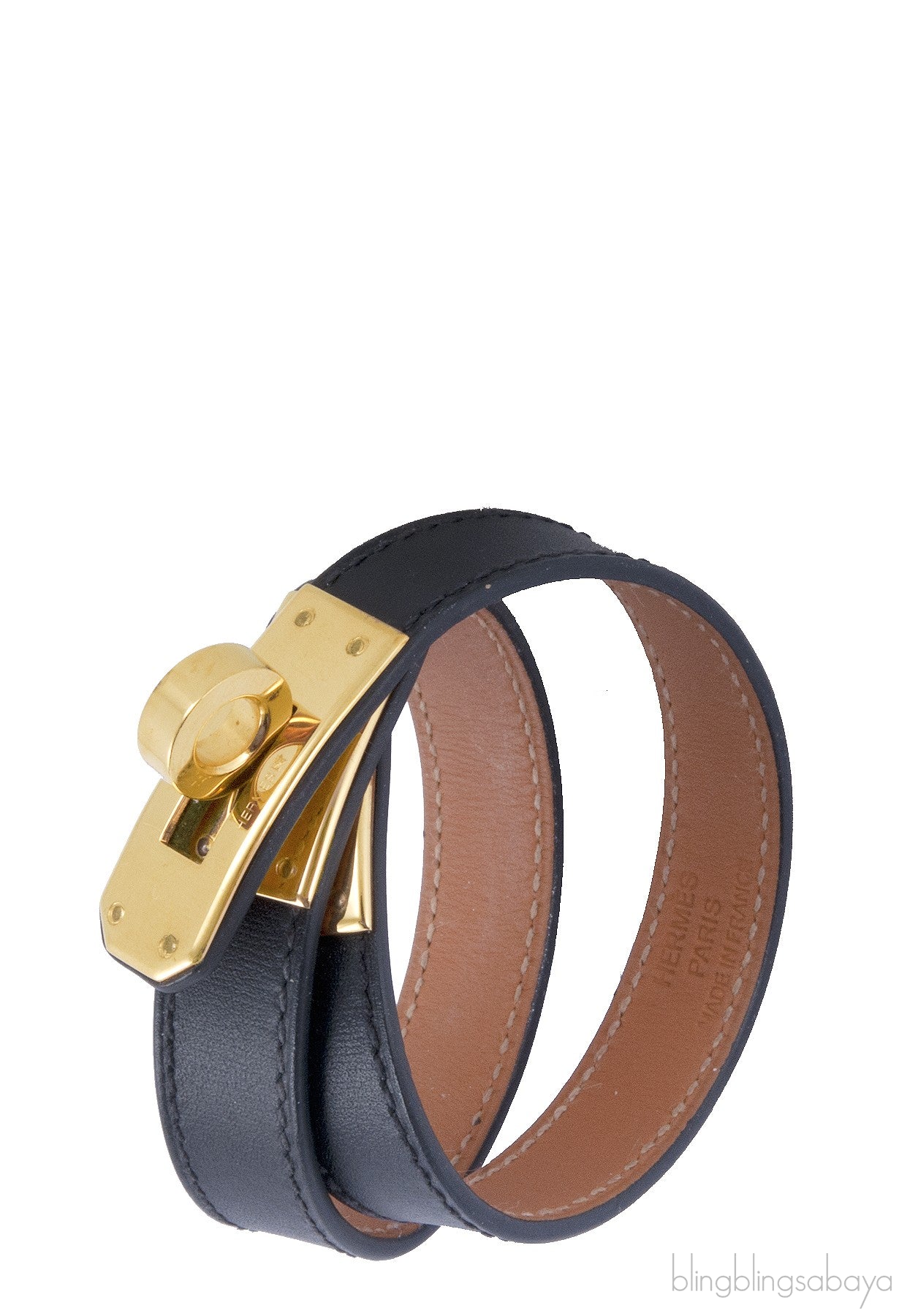 Kelly Black Double Tour Bracelet