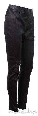 Black Leather Trouser