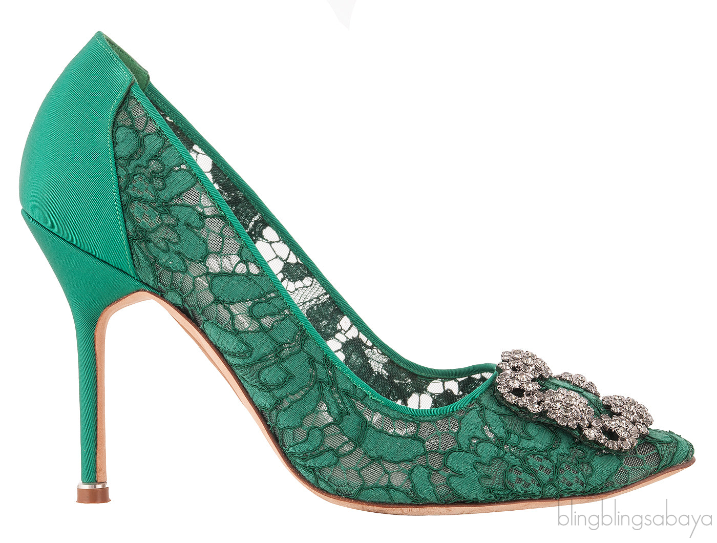 Floral Lace Emerald Green Hangisi